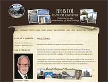 Tablet Screenshot of bristolhistoricalassociation.com